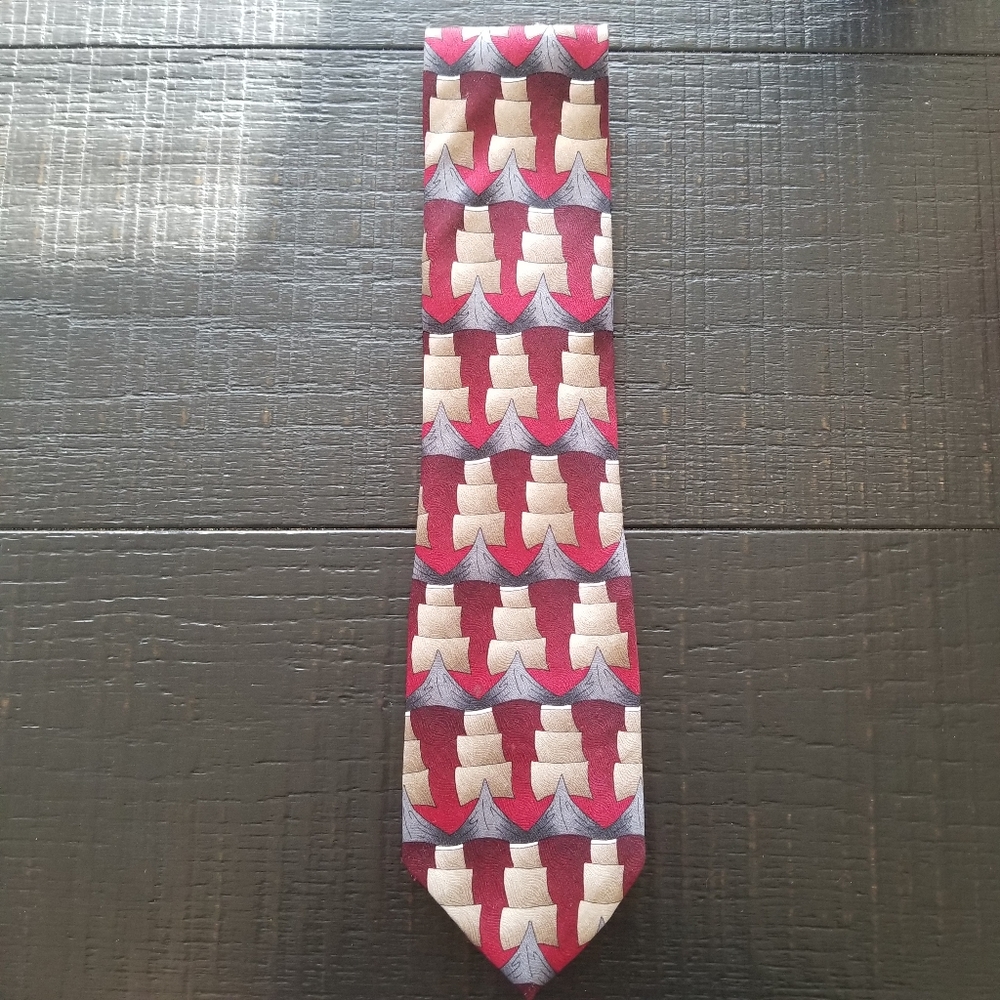 Mens 1996 Grateful Dead Ship Of Fools Fifth Set Neck Tie